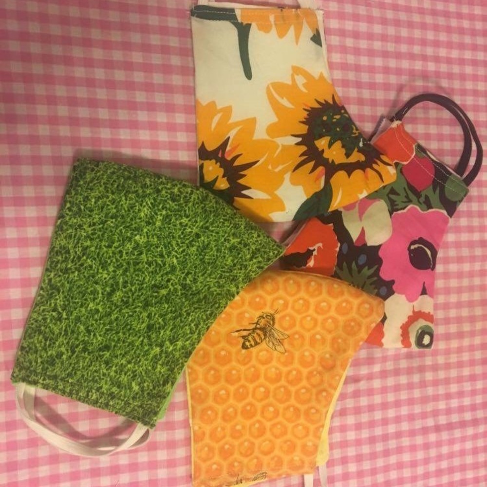 Set of 4 cotton face masks